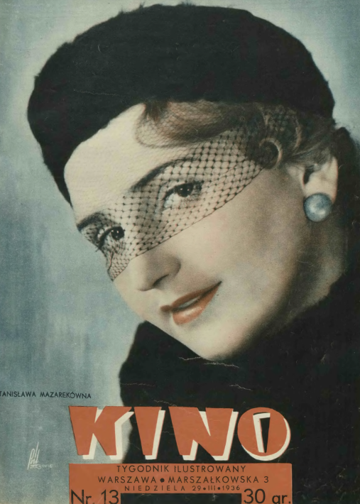 Stanisława Mazarekówna (Kino, nr 13, 1936)