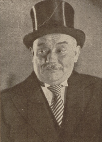 Stefan Jaracz (woźny) w sztuce Woźny minister T. Ateneum Warszawa (Świat, nr 28, 1939)