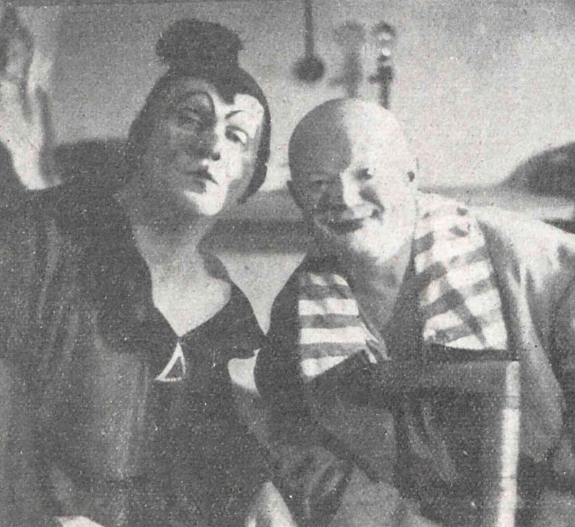 T. Frenkiel H. Małkowski na arenie cyrku (Świat, nr 10, 1925)