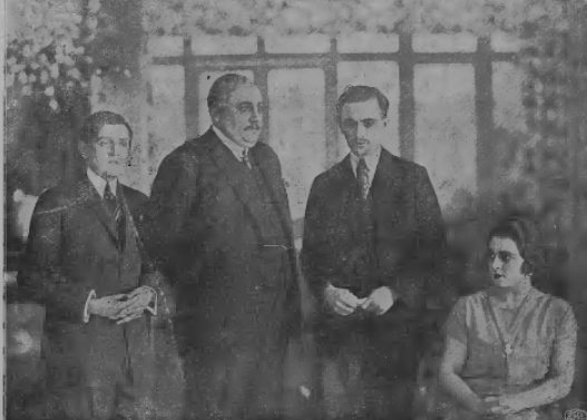 T. Krotke, L. Komornicki, T. Białoszczyński, I. Horecka w sztuce Lekkomyslna siostra T. Miejski Łódź (Kalejdoskop nr 1, 1926)