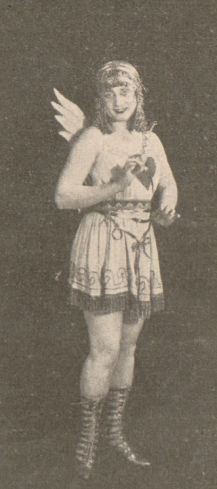 T. Mankiewiczówna (Kupidyn) w operze Orfeusz w piekle T. Wielki Warszawa (Świat nr 1, 1931)