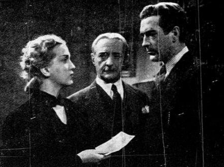 T. Wiszniewska, J. Węgrzyn, J. Pichelski w filmie Biały murzyn (1939)