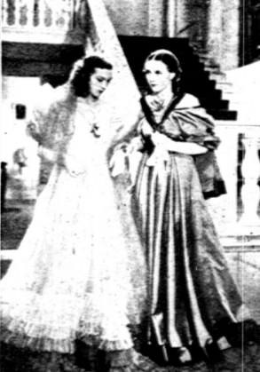 T. Wiszniewska i E. Barszczewska w filmie Trędowata (1936)