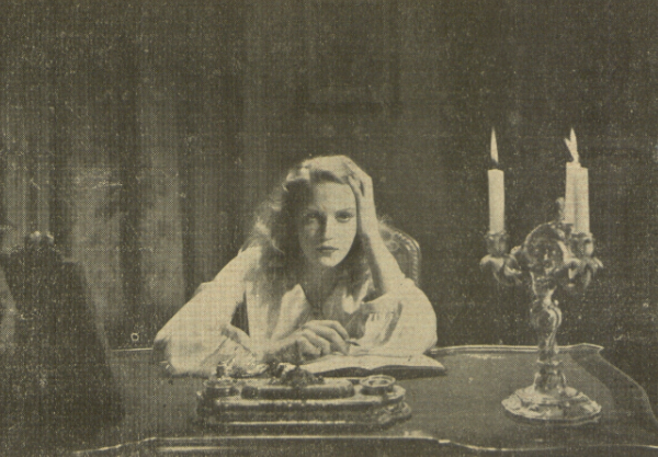 T. Wiszniewska w filmie Ordynat Michorowski (1937)