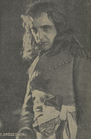 Tadeusz Wesołowski jako Horacy w sztuce Gra miości i śmierci T. Polski Warszawa (Kurier czerwony nr 259, 1930)