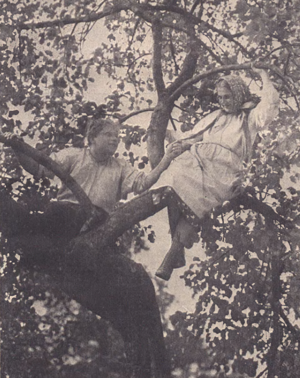 W. Krukowska i J. Kurnakowicz w filmie Rok 1914 (Ilustracja Polska nr 62, 1931)