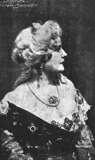 W. Ordon Sonowska jako Katarzyna II w sztuce Apostata (Przegląd Teatralny nr 15 1922)