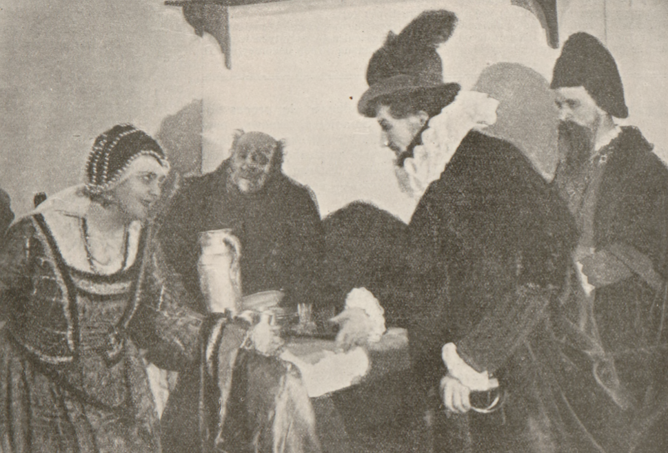 W. Orodn Sosnowska L. Solski, L. Fritsche w sztuce Popas króla jegomości (T. Letni Warszawa, 1923) (Świat nr 1 1920)