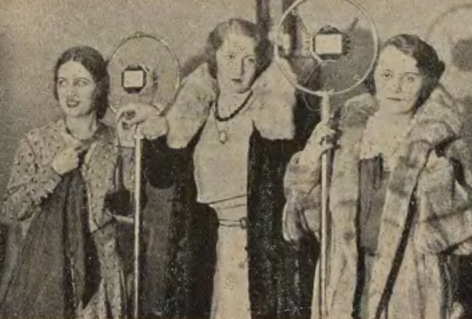 Z. Gryf Olszewska A. Halska K. Lubieńska w radiofonizacji sztuki Diabeł i karczmarka (Radio nr 11, 1931)