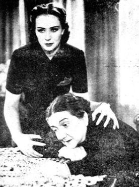 Z. Kajzerówna i S. Wysocka w filmie Czarne diamenty (1939)