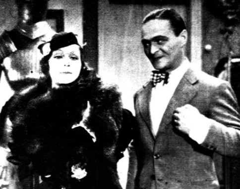 Z. Pogorzelska A. Dymsza w filmie Dwanaście krzeseł (1933)