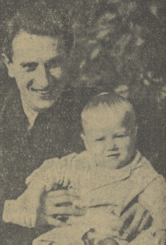 Zbigniew Ziembiński z synem Krzysztofem (Dobry wieczór! Kurier czerwony nr 253, 1936)