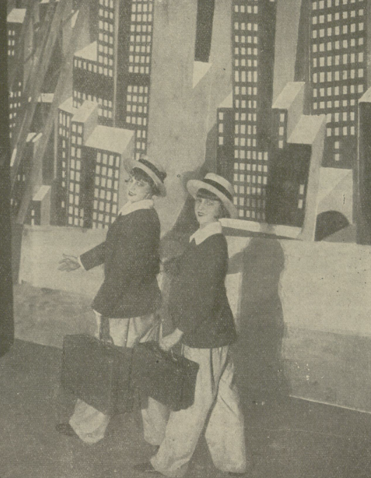 Zizi Halama Loda Halama w rewii Z ust do ust w programie Wielkie miasta- Nowy Jork T. Perskie Oko Warszawa (Ilustracja nr 41, 1926)