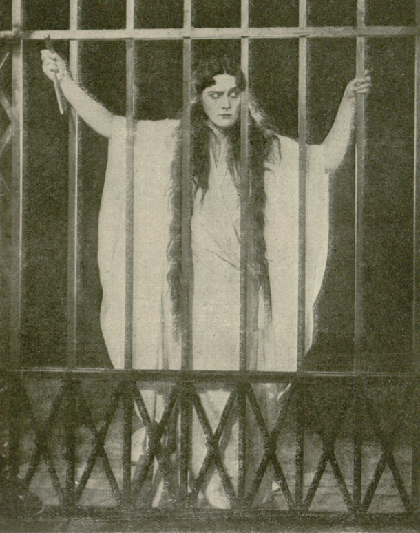 Zofia Jaroszewska w sztuce Madonna T. Narodowy Warszawa (Ilustracja, 33, 1927)
