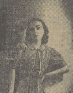 Zofia Lindorfówna w sztuce Żywy ładunek T. Nowy Warszawa (Dobry wieczór! Kurier czerwony nr 23, 1939)