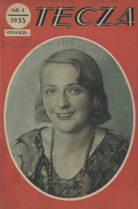 Zofia Niwińska (Tęcza nr 1, 1933)