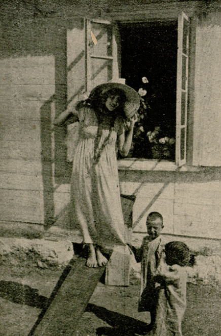 Zofia Zajączkowska w filmie Pan Tadeusz (Ilustracja nr 37, 1928)