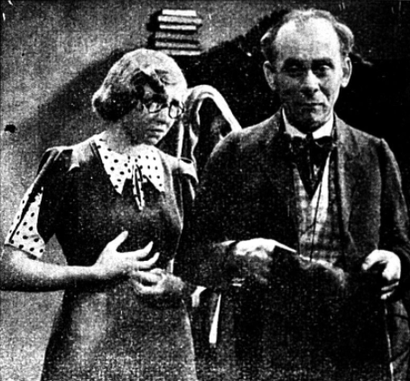 Jadwiga Andrzejewska i Michał Znicz w filmie Zapomniana melodia (1938)