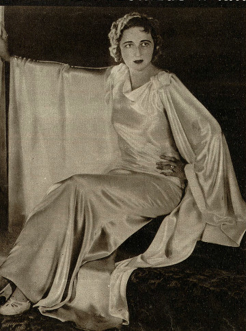 Zofia Barwińska w jednym z przedstawień Teatru Polskiego w Katowicach (1937)
