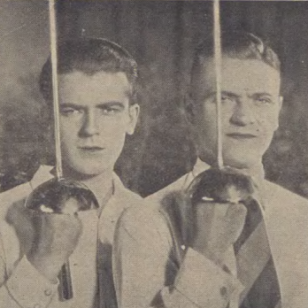 Adam Brodzisz i Eugeniusz Bodo w filmie Wiatr od morza (1929)