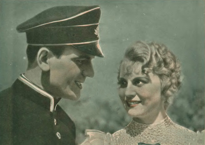 Maria Boga i Adam Brodzisz w jedenej ze scen filmu Młody las (1934)