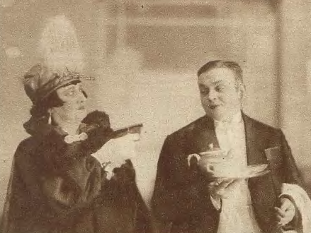 Maria Dąbrowska (Jadwiga) Kazimierz Szubert (Albert) w sztuce Kawiarenka T. Miejski Łódź (1928)