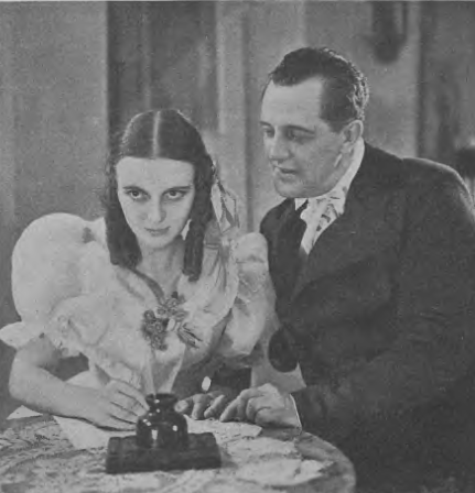 Elżbieta Barszczewska i Jerzy Leszczyński w sztuce Śluby panieńskie T. Narodowy Warszawa (Świat, nr 45, 1936)