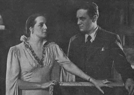 Maria Gorczyńska i Damian Damięcki w sztuce Dowód osobisty ( T.Nowy Warszawa 1936 )