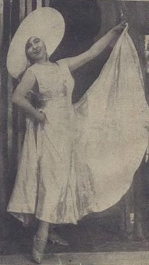 Melania Grabowska w operze Frasquita ( T.Wielki Poznań 1930 )