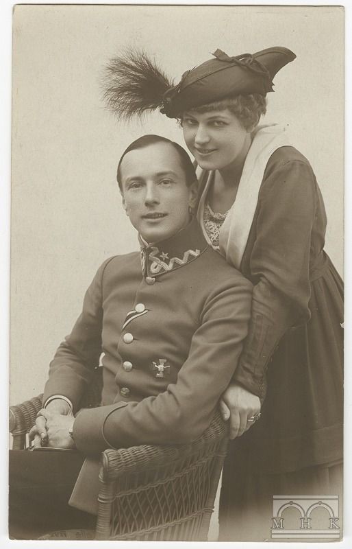 Wanda Jarszewska  z małżonkiem poetą Józefem Relidzynskim 