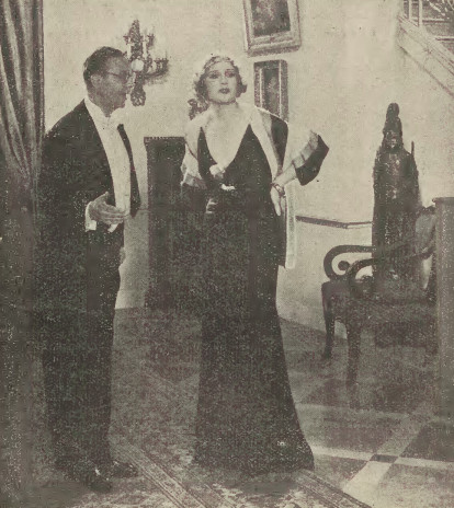 Stanisław Sielański i Alma Kar w scenie z filmu  Zabawka 1933