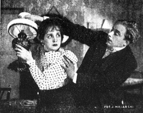 Maria Gorczyńska i Jan Kurnakowicz w sztuce Dramat Kaliny (T.Letni Warszawa 1934)