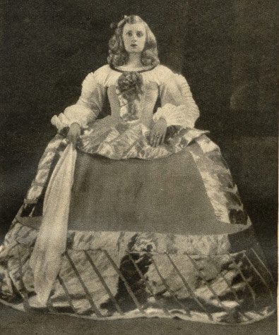 Karolina Lubieńska jako Infantka w sztuce Cyd ( T.Narodowy Warszawa 1936 )