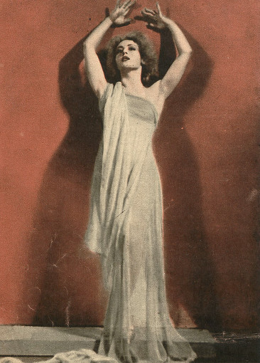 Malina Michalska w operze Noc Walpurgi ( T.Wielki Warszawa 1938 )