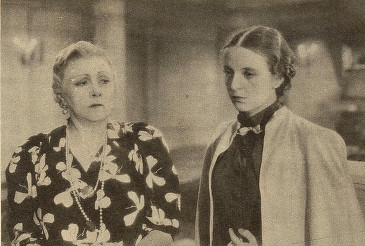 Mieczysława Ćwiklińska Elżbieta Barszczewska w filmie Trędowata 1936