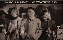 Zofia Ordyńska Loda Niemirzanka w operetce Baron Kimmel ( T.8.15 Warszawa 1939)