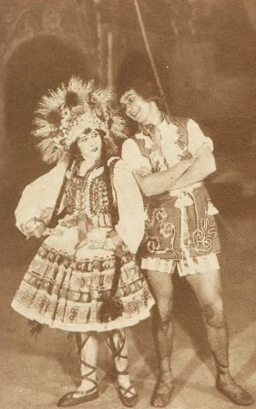 Nina Pawliszczewa i Feliks Parnell w operze Syrena ( Opera Warszawska 1928 )
