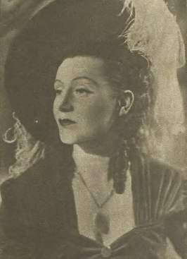 Janina Piaskowska jako Księżniczka Mantuańska w sztuce Sułkowski ( T.Dolnośląski Jelenia Góra 1946 )
