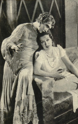 Janina Romanówna i Maria Przybyłko - Potocka w sztuce pt. Nadzieja ( T.Polski Warszawa 1935 )