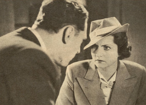 Jadwiga Smosarska i Aleksander Żabczyński w scenie z filmu Jadzia 1936