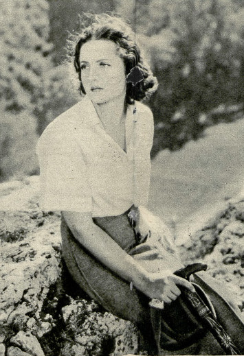 Jadwiga Smosarska w scenie z filmu Prokurator Alicja Horn 1933