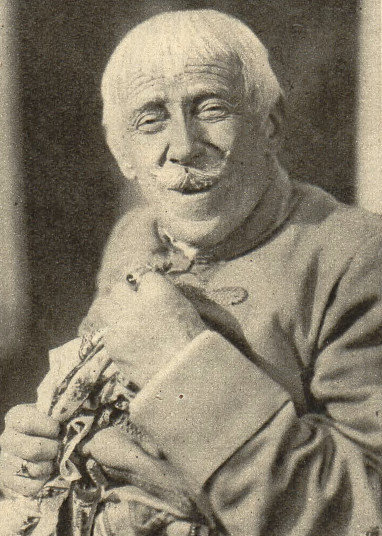 Ludwik Solski jako Jowialski w sztuce pt. Pan Jowialski ( T.Narodowy Warszawa 1928 )