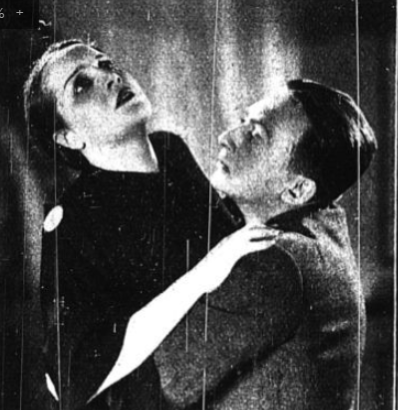 Janusz Warnecki i Maria Gorczyńska w sztuce Ten i tamten ( T.Mały Warszawa 1933)
