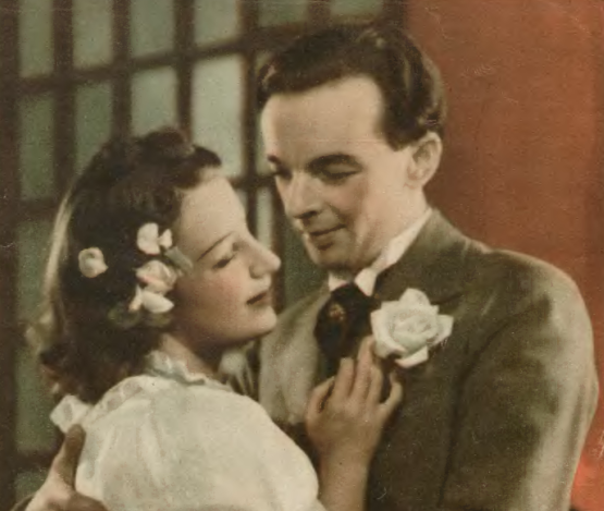 Lidia Wysocka i Wojciech Wojtecki w scenie ze sztuki Brat Marnotrawny T.Mały Warszawa 1939