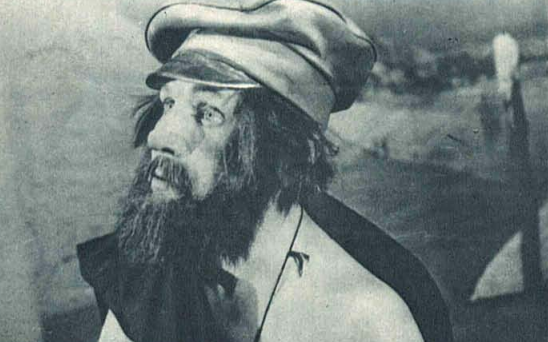 Jerzy Woskowski jako Sierżant Grisza w sztuce Spór o sierżanta Griszę (T.Miejski Łódź 1930)