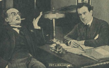 Józef Węgrzyn i Aleksander Zelwerowicz w sztuce Fortepian ( T.Narodowy Warszawa 1932 )
