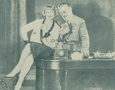 Hanna Różańska (sekretarka), Aleksander Zelwerowicz (prezes) w sztuce pt. Sekretarka pana prezesa (T.Letni Warszawa 1928)