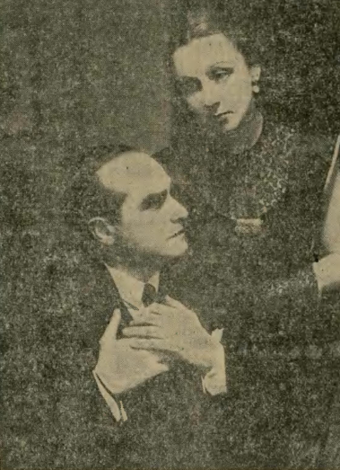 Krystyna Ankwicz i Edward Żytecki w sztuce Pan Lamberthier T. Rozmaitości Lwów (Dziennik poranny nr 354, 1938)