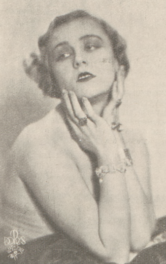Krystyna Ankwicz (Świat, nr 3 1930)