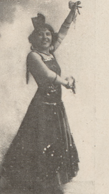 Ada Lenczewska w partii Amneris w operze Aida (Świat, nr 29, 1930)